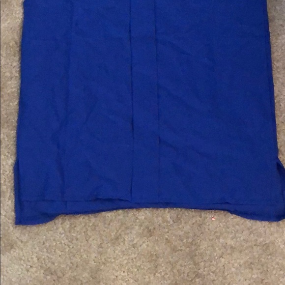 Royal Blue Blouse M - Picture 3 of 3